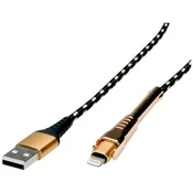 ROLINE ROLINE GOLD USB 2.0 sinhronizacijski in polnilni kabel s priključkom Lightning, s pametnim telefonom St Roline USB kabel USB 2.0 USB-A vtič, Apple Lig, (20432839)