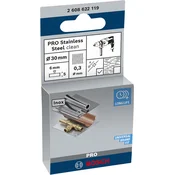 Kolutna ščetka za čiščenje PRO Stainless Steel clean, ravno vpenjalno steblo, 30 x 0,3 mm