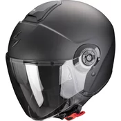 Otvorena kaciga Scorpion EXO-CITY II Jednobojna crna mat