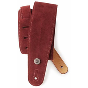 PAS ZA KITARO PLANET WAVES Suede Guitar Strap, Burgandy