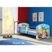Deciji krevet ACMA II 180x80 + dusek 6 cm BLUE36