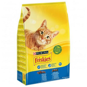 FRISKIES PURINA Suva hrana za macke, Losos i povrce, 10 kg
