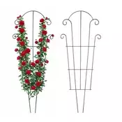 Northix Vintage kovinski vrtni oporni lok za plezalke 150 cm odporen kovina