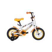 Skiller bijelo-narancasti 12 djecji bicikl