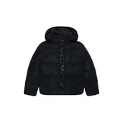Guess HOODED LS PUFFER Črna