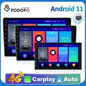 Podofo 8G 128G 2din Car Android Radio Multimedia Player 7/9/10” GPS for Toyota Volkswagen Hyundai Nissan Kia Renault Suzuki Lada