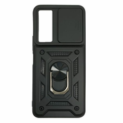 MaxMobile maskica za Vivo Y76 ANTI-SHOCK WITH RING: crna - Vivo Y76 - MaxMobile