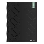Spiralni blok, glatki ICO Student Black Premium A/4, 100 listova 7500161002