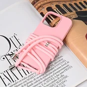 Maska za iPhone 16 Pro 6.3 Crossbody, Svetloroze