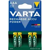 Baterija mikro VARTA Power AAA prednapunjena 4x1000 mAh 5703301404