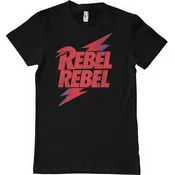 David Bowie Majica Rebel Rebel Unisex Black 2XL