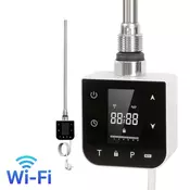 Wifi ogrevalna kartuša za sušenje brisač za radiator z digitalnim termostatom 400W bela