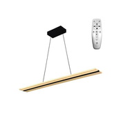 LED Zatemnitveni lestenec na vrvici LED/40W/230V 3000-6500K črna + Daljinski upravljalnik