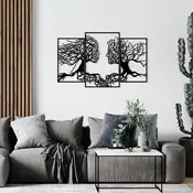 Stenska dekoracija 116x71 cm Tree of Life kovina