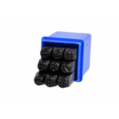 Številčni žig 8 mm / 9 kosov G01811
