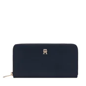 Denarnica Tommy Hilfiger Th Icon Lrg Za Nylon AW0AW17750 Mornarsko modra