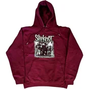 Slipknot Barcode Photo (Back Print) Maroon Red M Kapuco
