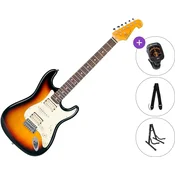 SX SST62+ /HSH SET 3-Tone Sunburst Električna kitara