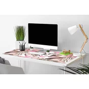 Decormat Podloga za pisalno mizo Tropical pink 120x60 cm