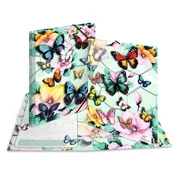 Herma mapa s klapo in elastiko, A4, Butterflies