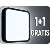 V-TAC LED svetilka 48W, 5160lm, kvadratna, črn okvir, SAMSUNG Chip, 1+1 gratis! Barva světla: Hladna bela