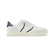 Fred Perry za moške. B1322-303 Usnjeni športni copati B4 beli (44), Bela, Ravna stran, Čipke, Priložnostno