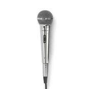 NEDIS Žicni Mikrofon | Kardioidni | Odvojivi Kabel 5m | Prekidac | Metalni