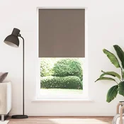 Rolo zavjesa za zamracivanje boje kave 110x210 cm Širina tkanine 105,7 cm Poliester