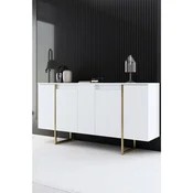 Luxe - White, Gold White Gold Console OŠTECENO
