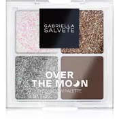 Gabriella Salvete Over The Moon paleta senčil za oči Glitterverse 4 g