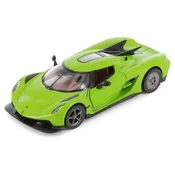Metalni autic Kinsmart - Koenigsegg Jesko Absolut, 1:34, zeleni