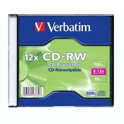 VERBATIM CD-RW MEDIJ 10PK JC (43148)