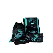 Šolska torba ABC-123 - 4-delni set, ergo premium, panter