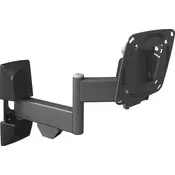 Barkan pokretni zidni nosac s dvostrukom rukom E140, za ravne i zakrivljene ekrane do 74 cm (29")