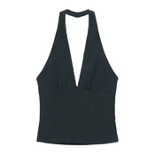 Pull&Bear Top  temno zelena