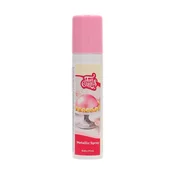 Funcakes Barva v razpršilu - Kovinska roza barva, 100 ml
