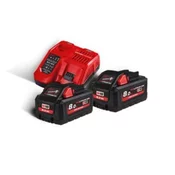 AKU.POWER SET M18 HNRG-802 Li-Ion 2xAku.8,0Ah+FC