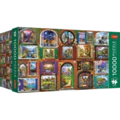 Trefl - Puzzle Premium Plus: Okna letnih časov - 10 000 kosov