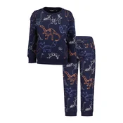 BLUE SEVEN Komplet svetlo bež / nočno modra / pastelno zelena / oranžna