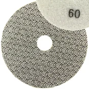 Pocinkani diamantni brusilni kolut za Velcro 100 mm P60 40014