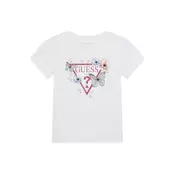 Guess Komplet majica in krilo K6RG07 K6YW0 Bela Regular Fit