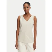 Calvin Klein Jeans Top LV044G206G Bež Slim Fit