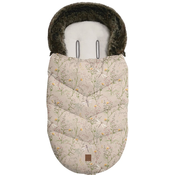 KikkaBoo® Zimska vreča za voziček Luxury Secret garden beige