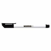 Flomaster Kores, marker za bijelu plocu, 22800, 1 mm, crni