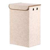 Autronic Koš za perilo Laundry basket - fabric with lid, cream color (DT3009 CRM)