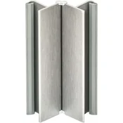 Kotna podnožna letev Flex, umetna masa, V: 150 mm krtačen inox s folijo