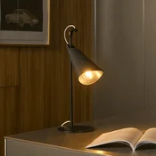 OSRAM namizna svetilka Decor Bell, jeklo, E27, višina 50 cm - Dnevna soba/jedilnica - Sodobni - črn - Kovina