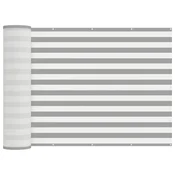 Vidaxl Zaslon za zasebnost na balkonu 200 x 500 cm Blago s PU prevleko