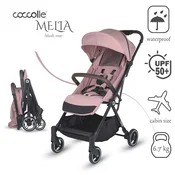 Samodejno zložljiv športni voziček Coccolle Melia roza