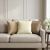 vidaXL Blazina z blazino HOUTEN 6 kos Taupe Poliester